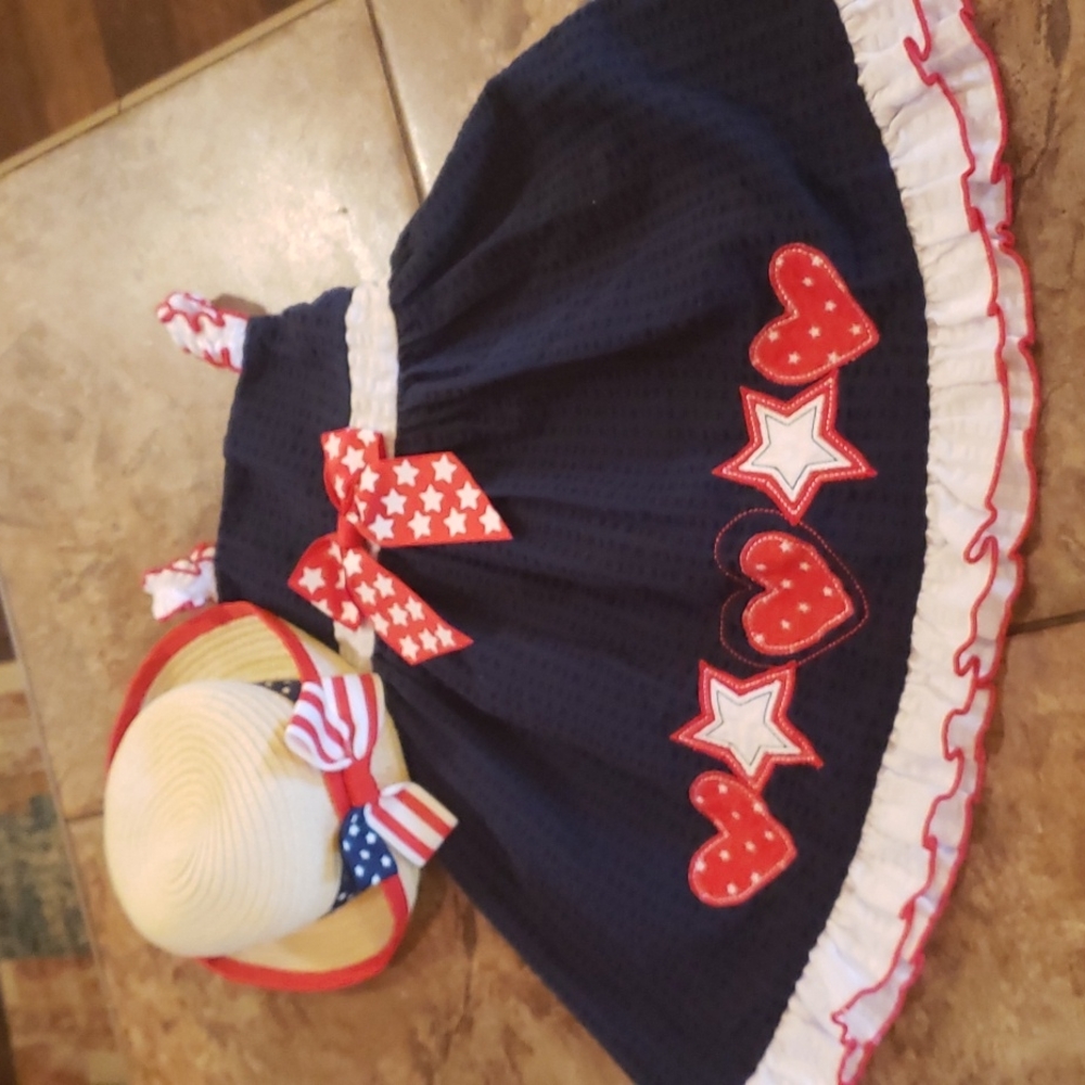 Sophia Rose Fourth July Sundress Size 12M